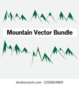Montañas vectoriales libres