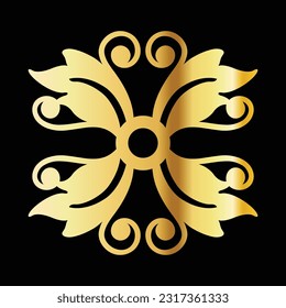 Free vector vintage ornament collection with golden style celebration editable for your needs,web,design,print, poster free vector image