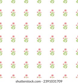 Free vector vintage seamless floral pattern