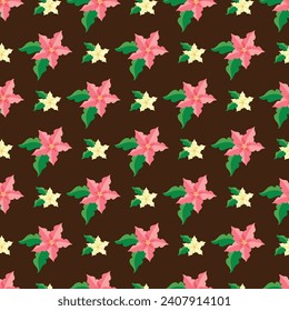 Free vector watercolor Christmas pattern design