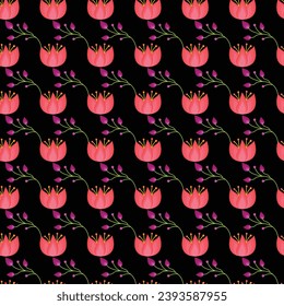 Free vector watercolor floral pattern