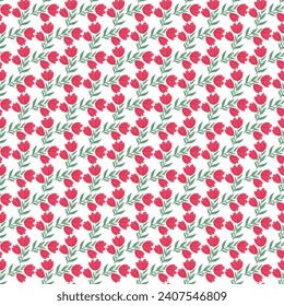 Kostenloses Blumenmuster für Vektorwasserfarben