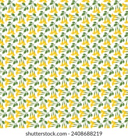 Diseño de patrones florales de acuarela libre vectorial