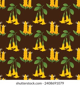 Free vector watercolor summer pattern design