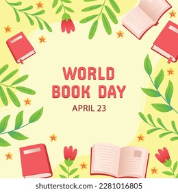 Free vector World Book Day illustration