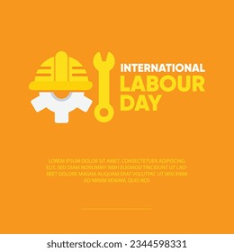 Free Vector World Labour Day Illustration for Social Media, International Labour Day, Vector Art