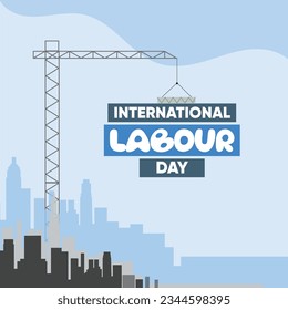 Ilustración del Día Mundial del Trabajo por Vectores Gratuitos para los Medios Sociales, Día Internacional del Trabajo, Arte Vector