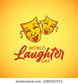 Free vector World Laughter Day illustration