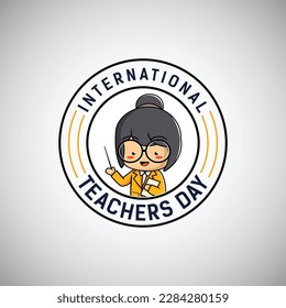 Free Vector World Teacher's Day