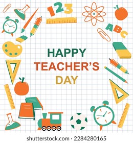 Free Vector World Teacher's Day