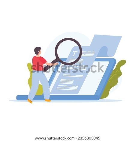 Free vector writer flat set of isolated icons with fresh leaves books ink wells and doodle human characters vector