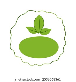 free vegan product label cartoon. plant based, eco friendly, non gmo free vegan product label sign. isolated symbol vector illustration