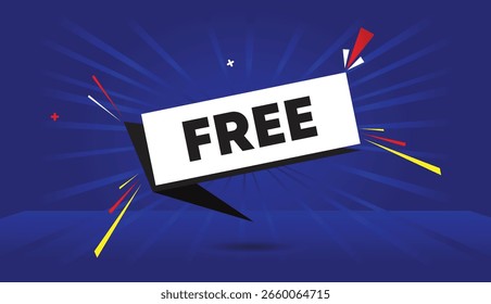 Free web banner vector art template with abstract business background featuring black gray white shapes dark blue light sun shine modern badge icon label design ideal for unique branding visuals