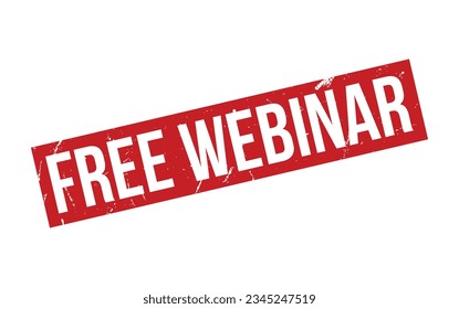 Free Webinar Rubber Stamp Seal Vector