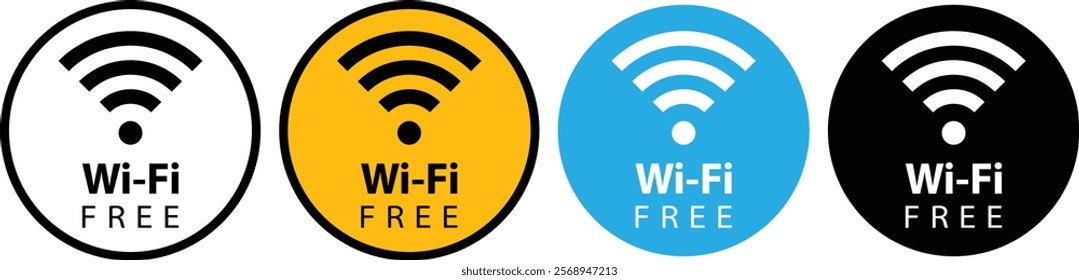 Free wi fi icon, symbol. Wifi Connection zone