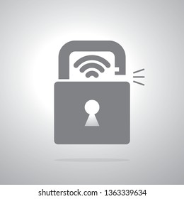Free Wi fi password vector icon
