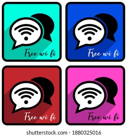 vector de signo wi fi gratuito