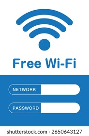 Free Wi-Fi is available at the facility. Vertical design.
