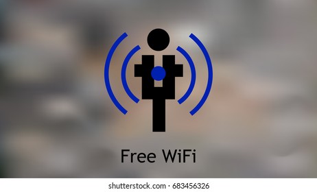 Free wifi icon