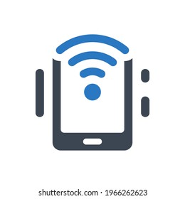 Free wifi icon - Simple vector illustration