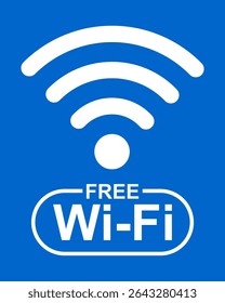 ICON livre ilustração vetorial, sinal de conectividade Wi-Fi sem fio, símbolos de sinal Wi-Fi e um sinal de conexão à Internet isolado, Conjunto de ícones sem fio, rede disponível, Vetor de ícone de sinal de Internet.