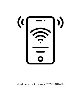Free Wifi icon in vector. Logotype