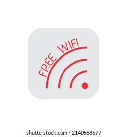 free Wi-Fi icon vector, suitable use for symbol or element design