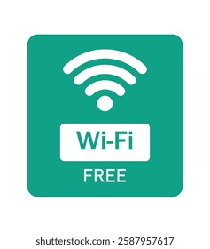 Free WiFi Icons Symbol Set.Free WiFi icon set symbol. color Vector wifi sign on white background. Wifi signal, public place, restaurant, access point, public Wi-Fi, Free Wi-Fi zone, Radio signal,label