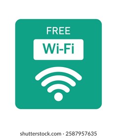 Free WiFi Icons Symbol Set.Free WiFi icon set symbol. color Vector wifi sign on white background. Wifi signal, public place, restaurant, access point, public Wi-Fi, Free Wi-Fi zone, Radio signal,label