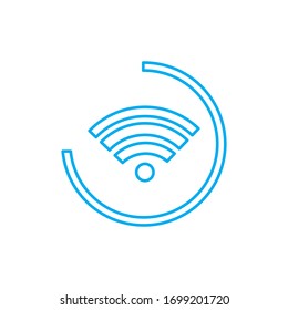 free wifi illustration logo vector