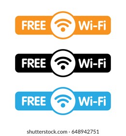 Free WiFi Labels