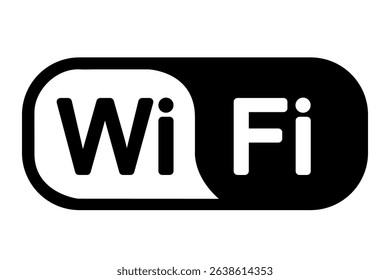 Free wifi logo icon. Wifi sign - stock vector