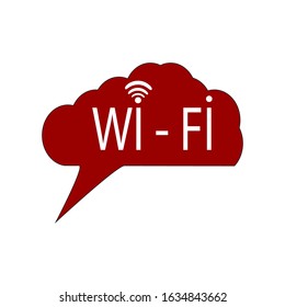 Free wifi sign. Wifi symbol. Wireless Network