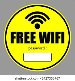 free wi-fi sign vector design background