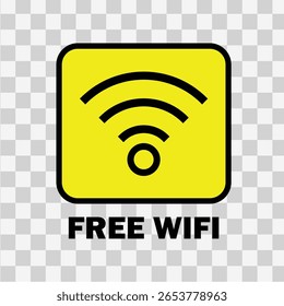 WiFi gratis Sticker Vector símbolo símbolo signo 