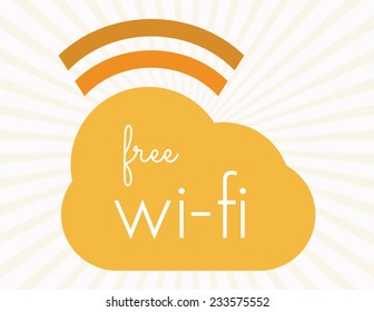 Free wi-fi symbol