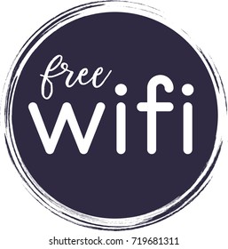 free wifi vector sign illustration logo element. graphic website icon. 