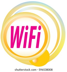 Free wifi zone hotspot vector sign