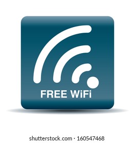free wifi zone icon. wireless concept. vector illustration