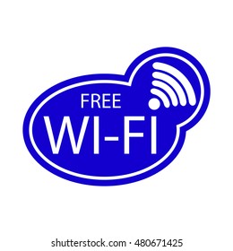 Free Wi-Fi zone vector icon