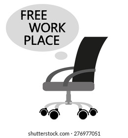 free work place vector graphic