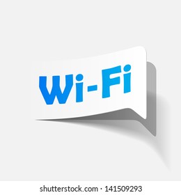 Free Zone wi-fi, sticker