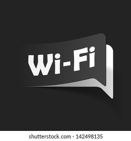 Free Zone wi-fi, sticker