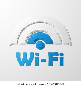 Free Zone wi-fi, sticker