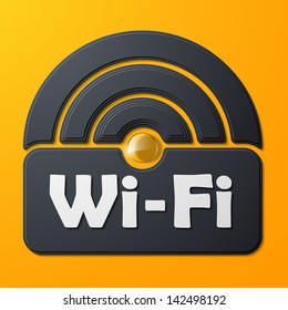 Free Zone wi-fi, sticker