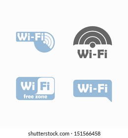 Free Zone wi-fi, sticker