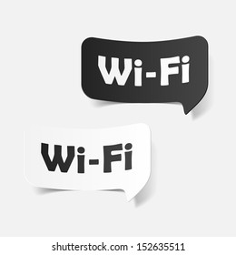 Free Zone wi-fi, sticker