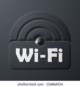 Free Zone wi-fi, sticker
