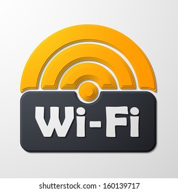 Free Zone wi-fi, sticker