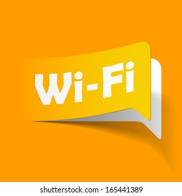 Free Zone wi-fi, sticker